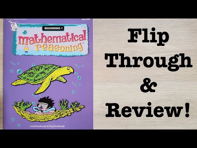 Mathematical Reasoning Beginning 1 | Flip Through and Review | Preschool Homeschool