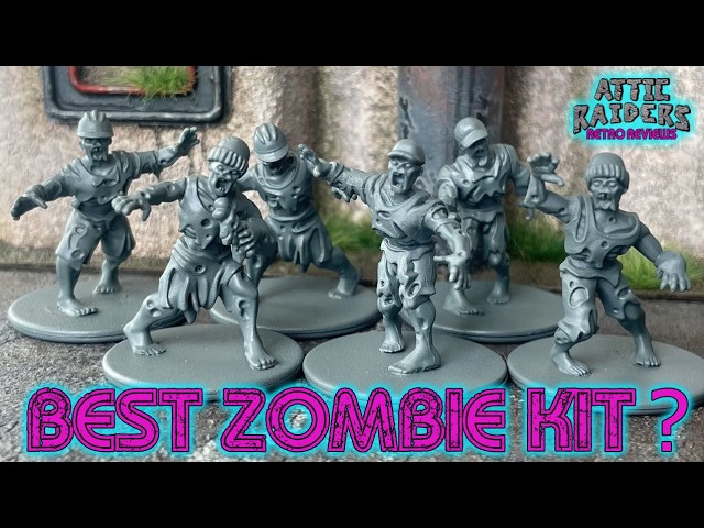 Zombies!!!!  Wargames Atlantic Pulp Adventure Zombies Review - 28mm Wargaming Miniatures