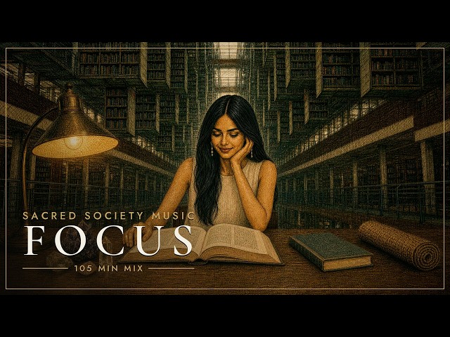 Deep Focus Music 📚 105 Minutes of Ambient Sound for Work, Study & Concentration | Sacred Society