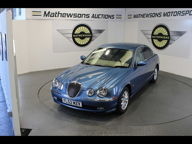2002 JAGUAR S-TYPE V6 SE AUTO | Mathewsons Classic Cars | Auction: 28, 29 & 30 October 2026
