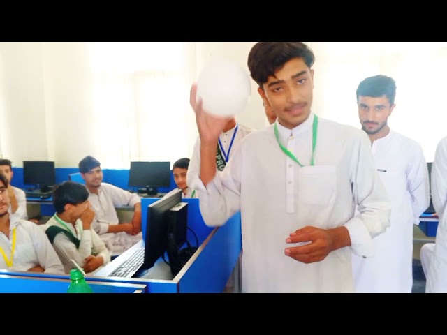Electrostatic force experiment class 10th at GHS Sangolai 