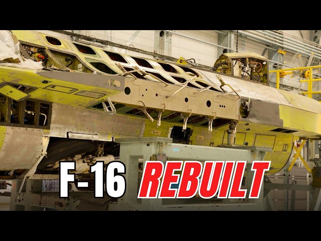 Inside Hill AFB: How They Put an F-16 Wing Back On