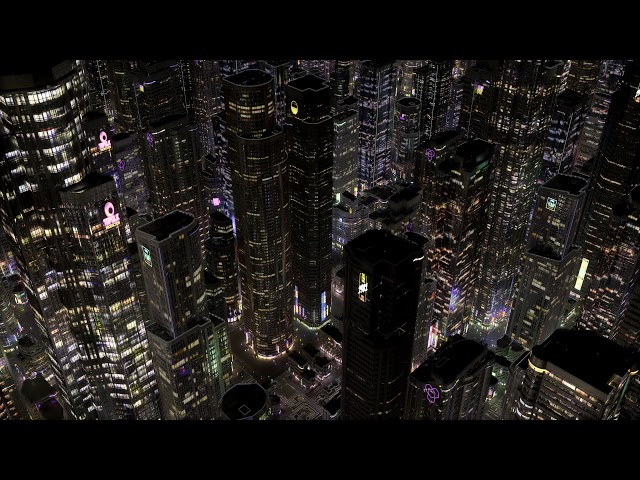 [4K ULTRA #HDR] Essenger - Nightcall (feat. NINA) [UON Visuals ScrollingCity] #synthwave