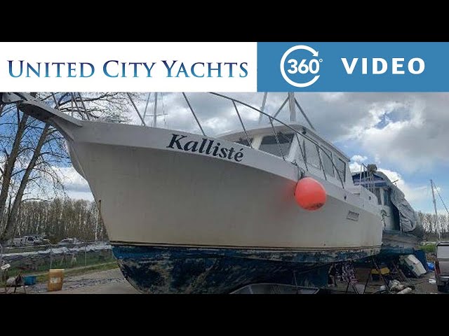 *SOLD* 41' Ed Monk Trawler 1981