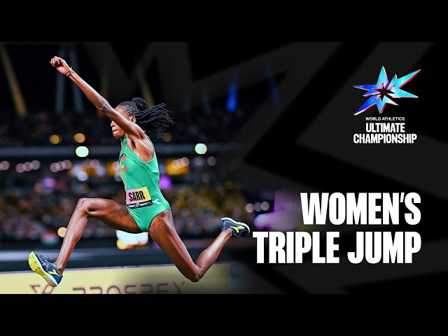 Full Women's Triple Jump Final | World Athletics Ultimate Championship (On-track audio)