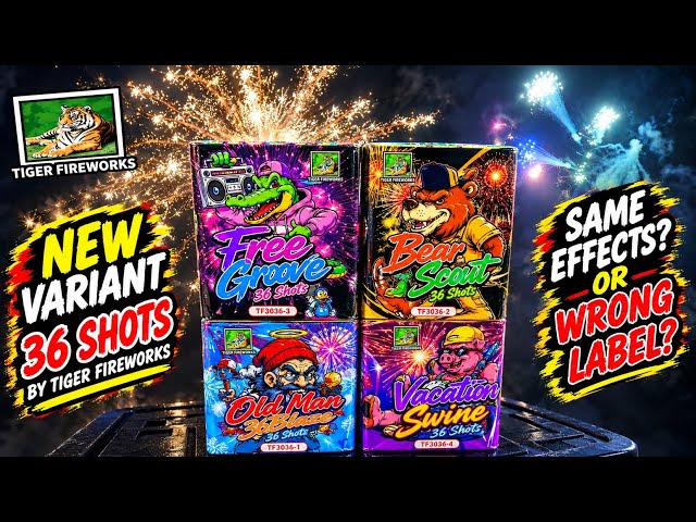 TIGER FIREWORKS | 4 NEW VARIANT! 36 SHOTS — SAME EFFECTS LANG BA?