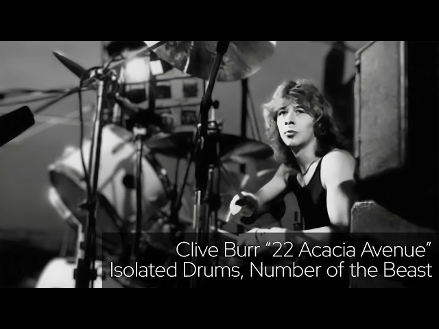 Clive Burr “22 Acacia Avenue” (Iron Miaden) Isolated Drums