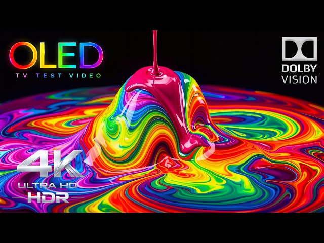 The OLED Test for Bright Color and Fine Detail | 4K HDR 60FPS Dolby Vision Demo (4K Video TV)