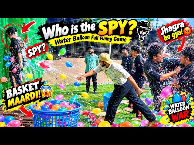 WHO IS THE SPY? 😱 Water Balloon Challenge Gone Wrong!#mrbeast🔥