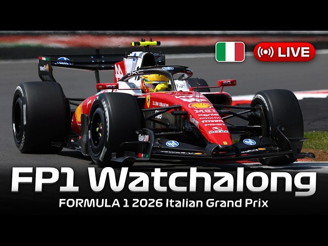 [LIVE] FORMULA 1 Italian Grand Prix 2026 – FP1 Watchalong | Live Timing