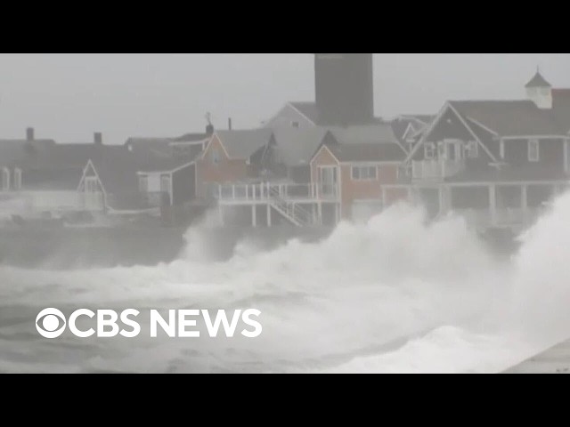 Nor'easter continuing to lash East Coast with flood alerts still in effect