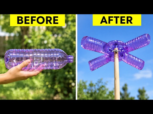 Smart Ways to Turn Plastic Bottles Into Useful Things!