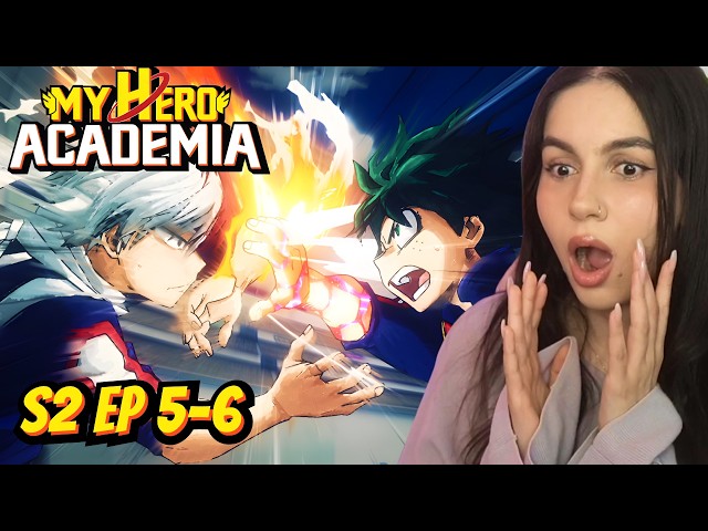 DEKU vs TODOROKI 🔥❄️ │MY HERO ACADEMIA Season 2 Episode 5 & 6 REACTION