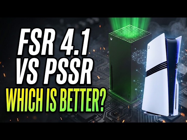 Xbox Series X FSR 4.1 vs PS5 Pro PSSR: Which AI Upscaling Is Better?!