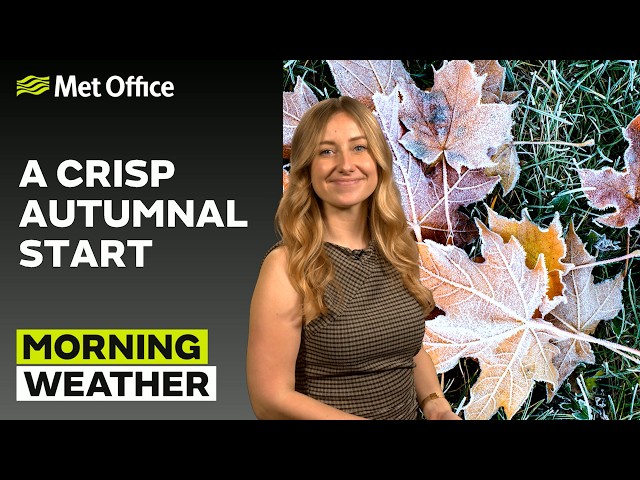 17/10/2026 - Chilly and widely dry - Morning Weather Forecast UK - Met Office Weather