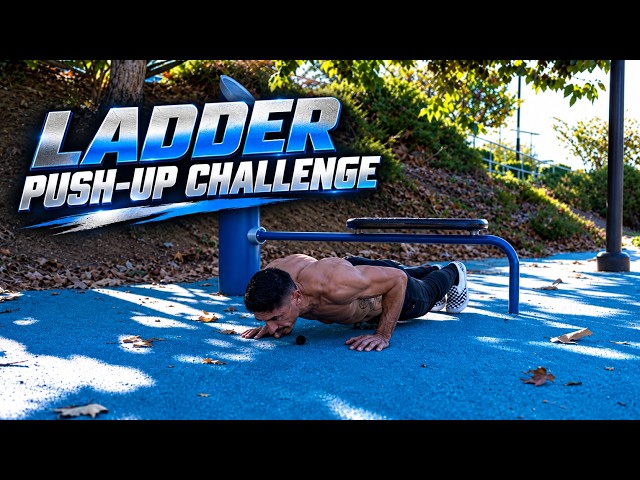 Not many can do this! ( Ladder Push-up Challenge )