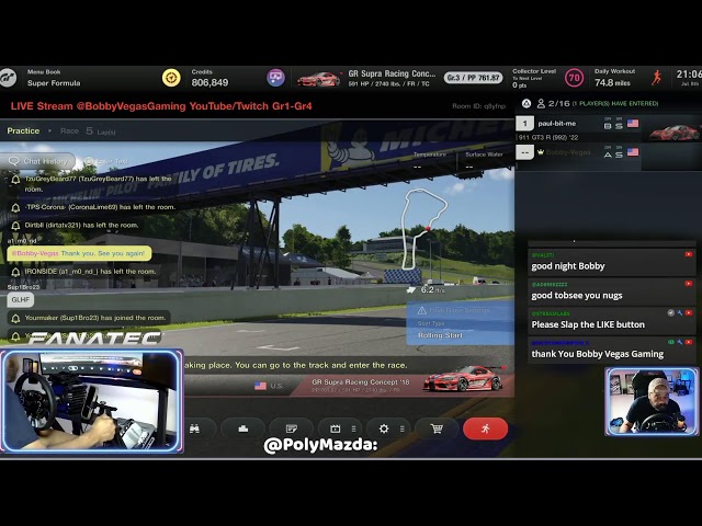Gran Turismo 7 Fanatec New Load Cell+ Shifter - Still under the Weather  Edition :(