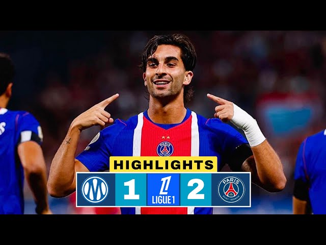 Marseille vs PSG 1-2  Resumé | But de Torres | Ligue 1 Highlights | Ferran Torres Goal | Marquinhos