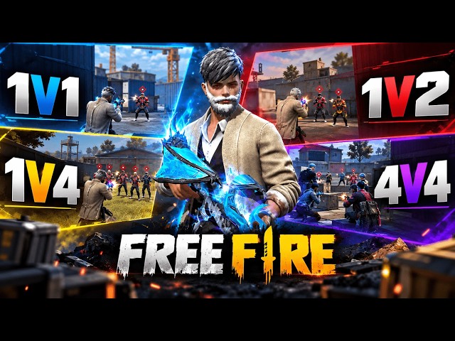 🔥 FREE FIRE LIVE 🔴 | CUSTEM 😈 | 4V4 🏆