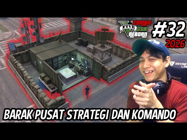 FINAL WAR & PUSAT STRATEGI KOMANDO | GTA ZOMBIE REBORN #32