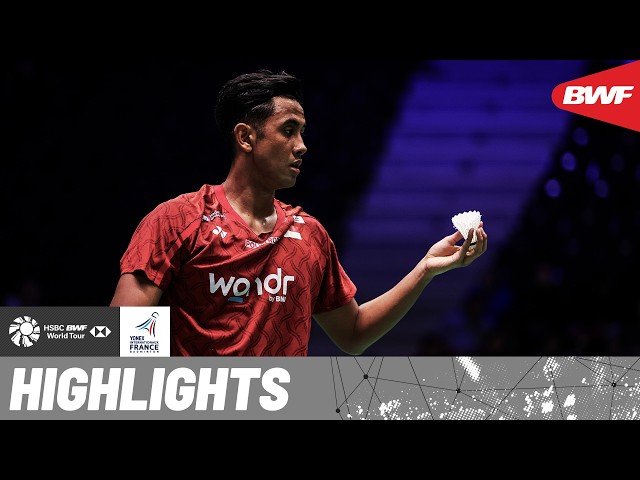 Lin Chun-Yi vs Alwi Farhan | Explosive smashes, intense rallies