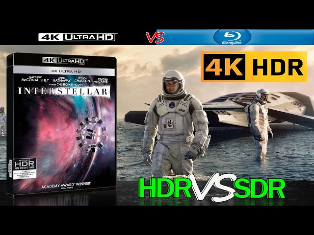 Interstellar 2014 HDR ANALYSIS 4K Blu Ray vs 1080p BD SDR 100nits #TRUE_DIFFERENCE #WATCH_IN_HDR