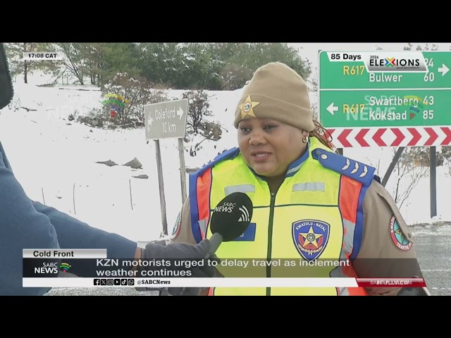 Cold Front | KZN motorists urged to delay travel as inclement weather continues