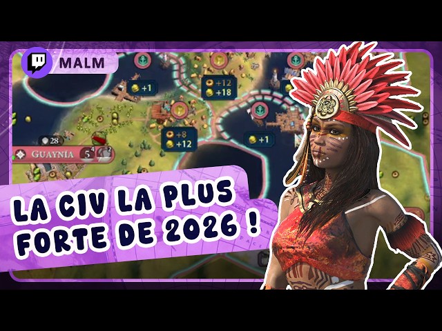 LA CIV LA PLUS FORTE DE 2026 ! FFA avec ANACOANA sur CIVILIZATION 6