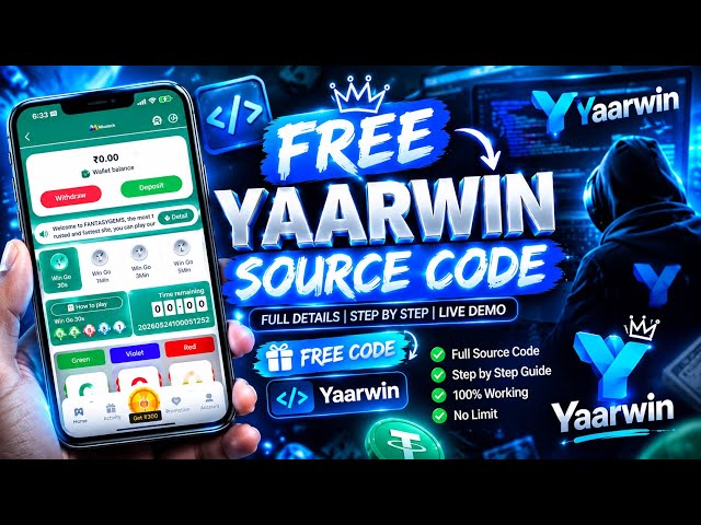 FREE Yaarwin Source Code 2026 🔥 Full Source Code + Step-by-Step Setup | Live Demo