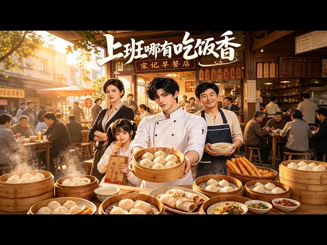 [Full Version]🔥《上班哪有吃飯香》宋硯接手家傳早餐店，靠廚神面點圈粉無數，上班族大爺釣友爭相打卡，趣事不斷 #shortvideo #drama #cdrama
