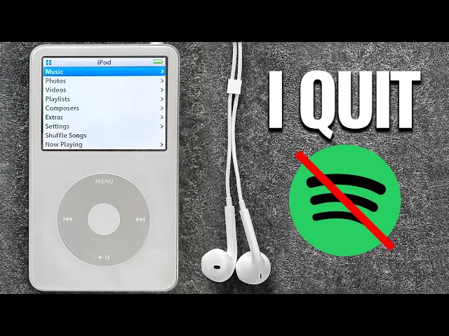 I Got Sick of Streaming... So I Went Back to an iPod