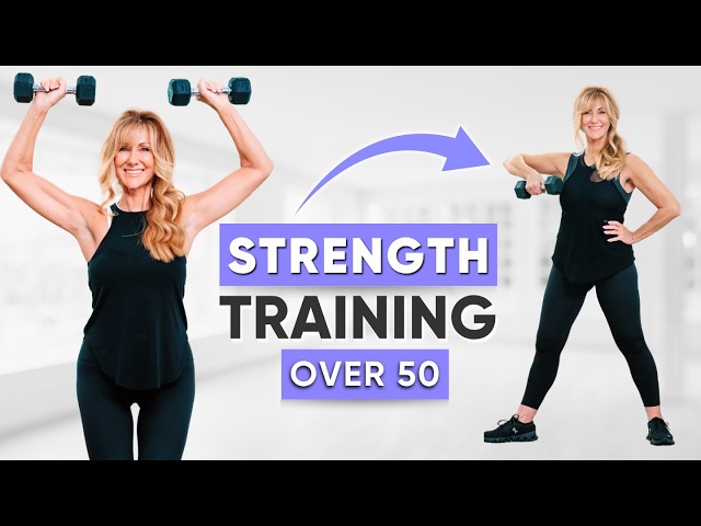 30 Minute Full Body Strength Training at Home For Women Over 50! BEGINNER Friendly!