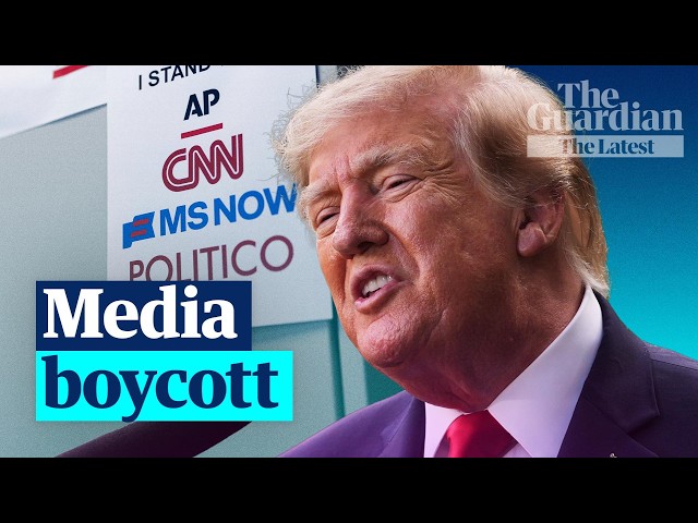 Trump v the media: US networks unite in boycott | The Latest