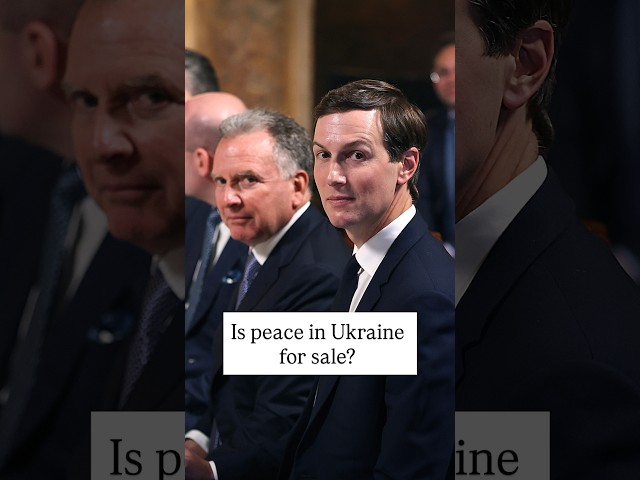 Is peace in Ukraine for sale?