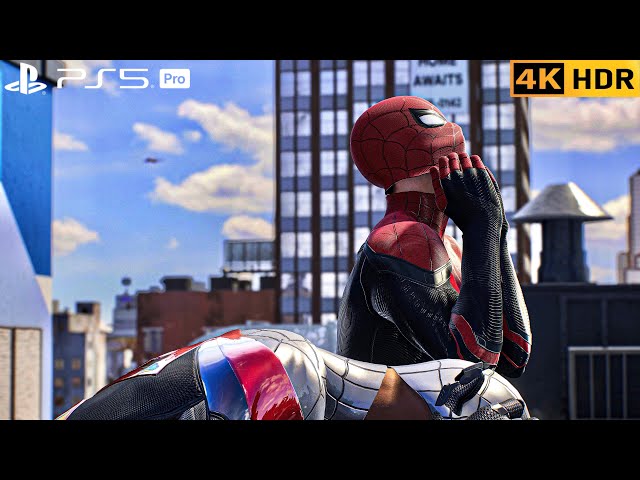 (PS5 PRO) Tom Holland joins Evil Prowler To Fight Sandman | 4K HDR |