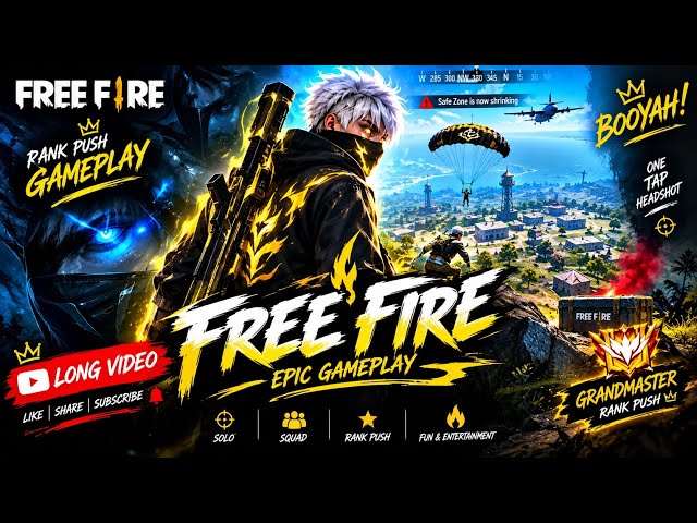 Free Fire Gameplay 🔥 Epic Moments & Intense Fight | #FreeFire #Gaming 