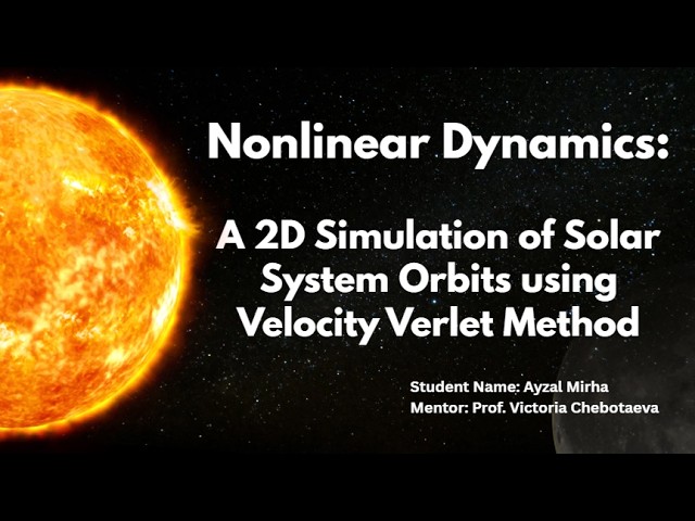 Nonlinear Dynamics | Research Paper "It's a Non-Linear World" | Ayzal Mirha Presentation | SFTR