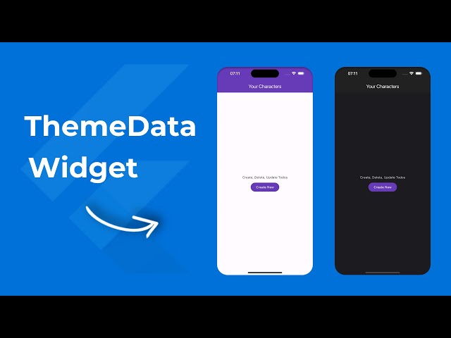 Flutter ThemeData Widget in 3 minutes