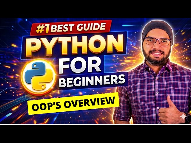 #43 Object Oriented Programming(OOP's) Overview | Python Tutorial For Beginners