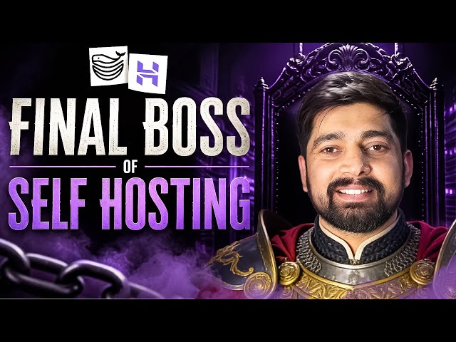 The final boss of self-hosting