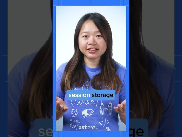 localStorage and sessionStorage #DevToolsTips