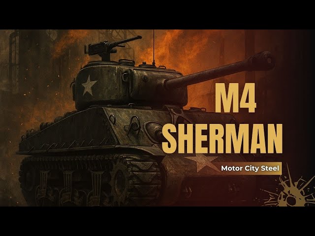 M4 SHERMAN | Motor City Steel (Industrial War Metal Anthem) | WWII Tank Tribute | Warrior Shaman