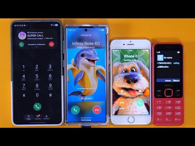 INCOMING CALL WITH MOUSE CONTROL SAMSUNG S26 ULTRA SAMSUNG Z FOLD 6 IPHONE 6 NOKIA 150