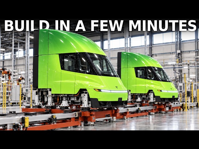 New Tesla Semi Mass Production Line LEAKED CHANGE Everything!