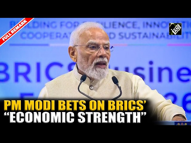 PM Modi bets on BRICS’ “economic strength”, hails India’s tech innovation amid global slowdown