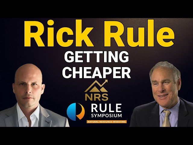 Rick Rule Says Mining Stocks Are About to Get Cheaper