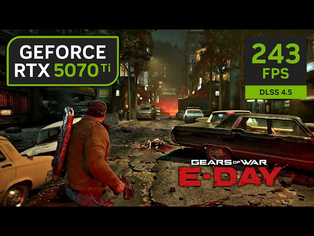 RTX 5070 Ti on Gears of War: E-Day | 1080p, 1440p, 4K with DLSS 4.5 & Ray Tracing!