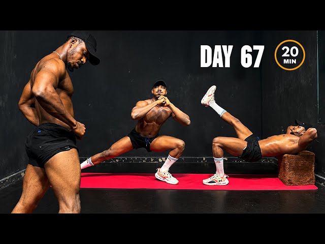 🔥 DAY 65 | 20-Min Intense Glutes & Thighs Workout at Home | No Equipment | 90-Day Challenge 
