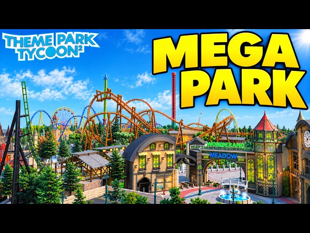 MEGA PARK That Beat ALL The Records in Theme Park Tycoon 2