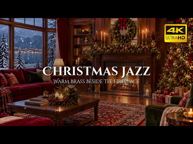 Smooth Christmas Jazz ❄️ Warm Home Ambience for a Slow and Peaceful Winter Evening